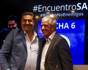 Daniel Angelici y Rodolfo Donofrio