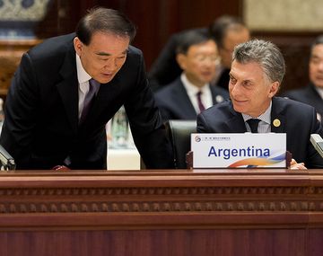 Macri en el foro de líderes mundiales en China