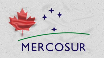 El Mercosur y Canadá se acercan a lograr el acuerdo de libre comercio este año. El Mercosur y Canadá se acercan a lograr el acuerdo de libre comercio este año.