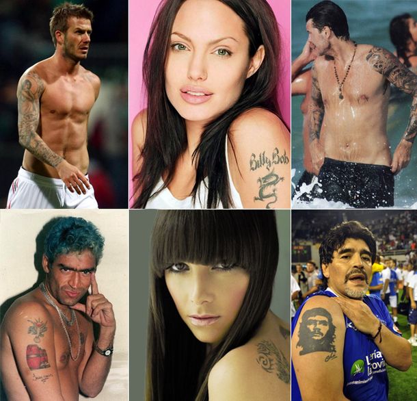 La fiebre de los tatuajes calienta a los famosos
