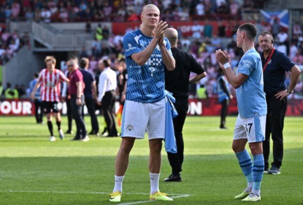 El campeón Manchester City, con Julián Álvarez, perdió con Brentford en la última fecha
