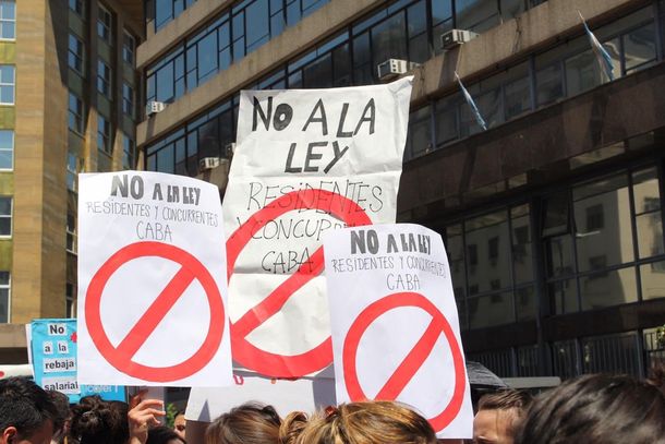 Hubo una manifestación que fue reprimida