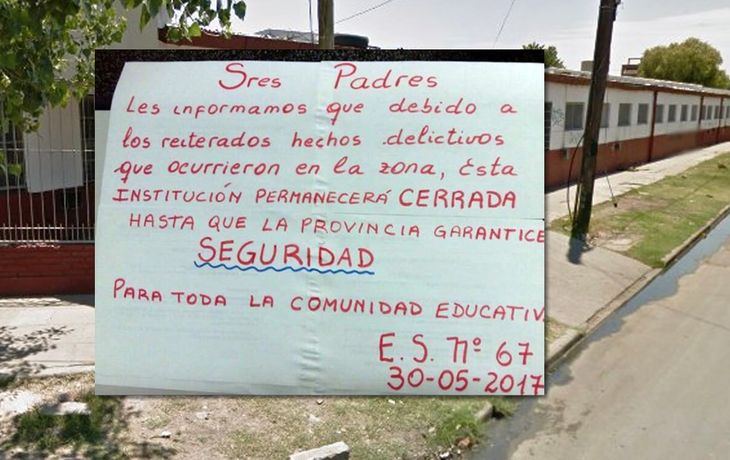 Las autoridades decidieron suspender las clases