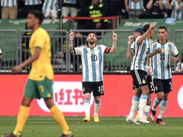 El video del tremendo golazo de Messi contra Australia