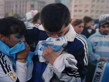 Hinchas de Argentina entristecidos