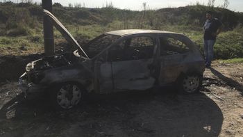 El auto del empresario Roberto Fernández Monte. El auto del empresario Roberto Fernández Monte.