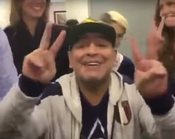 El mensaje de Maradona a Macri