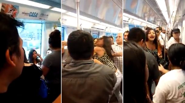 VIDEO: La golpearon y luego la escracharon por no ceder el asiento en subte