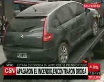 Se le incendiaba el auto