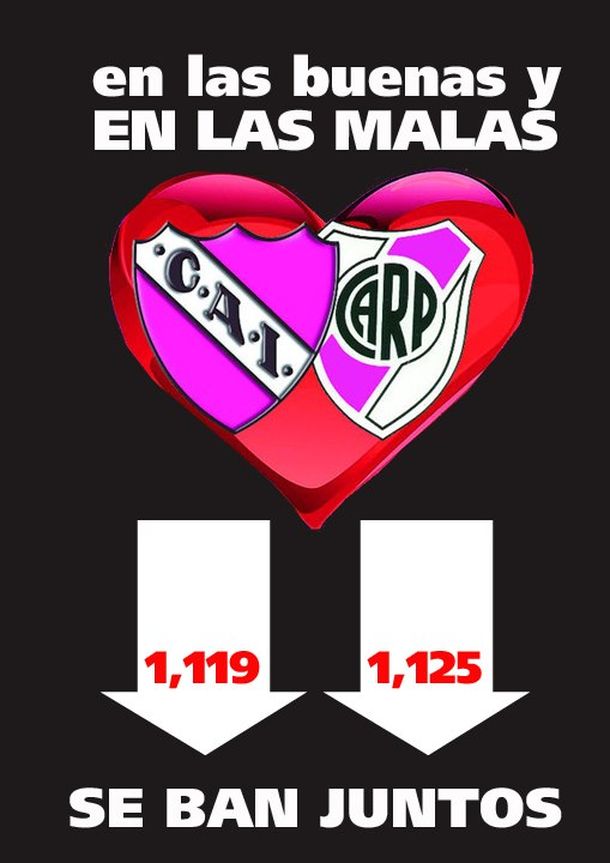 Las cargadas de Racing a River e Independiente por el posible descenso