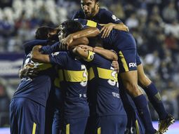 El festejo de Boca