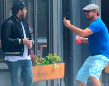 La broma de mal gusto de Leo Di Caprio a Jonah Hill en plena calle