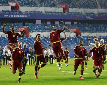 El desaforado festejo de los chicos venezolanos tras la definición