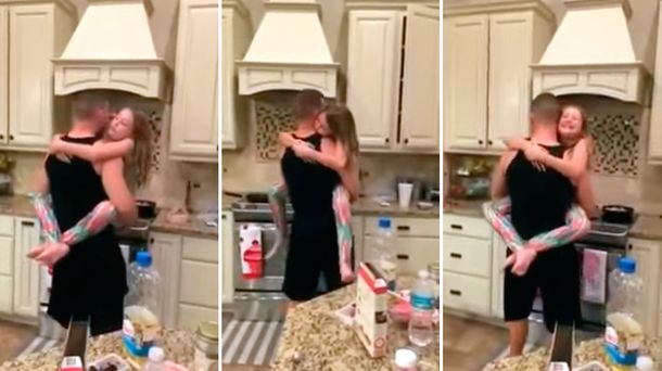 La polémica por un video de un padre y su hija bailando mientras hacían el desayuno