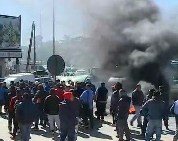 Violentos incidentes en Acceso Oeste en una protesta de choferes de colectivos