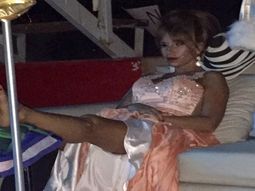 El momento casi diva de Florencia Peña tras bambalinas