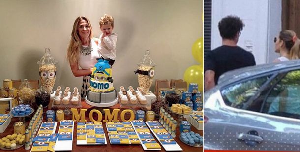 Jimena Barón y Daniel Osvaldo celebraron juntos el cumpleaños de su hijo