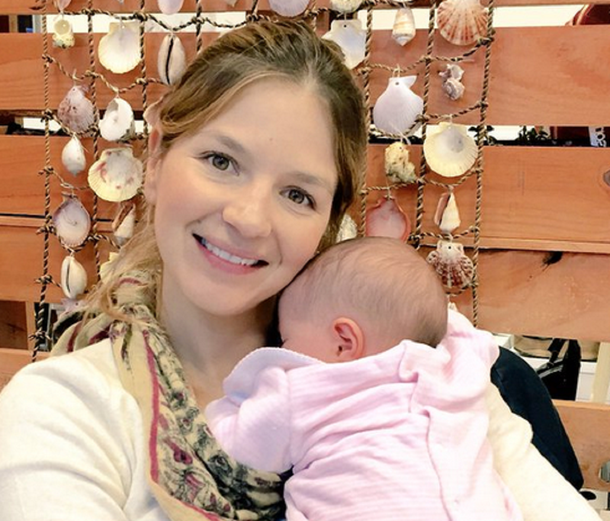 Marcela Kloosterboer mostró la primera foto de su hija: Con mi princesa