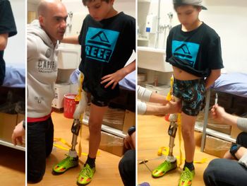 El nene de Racing que conmovió a todos