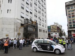 Principio de incendio en el ministerio de Desarrollo Social