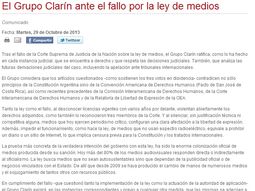 clarin analiza apelar ante tribunales internacionales clarin analiza apelar ante tribunales internacionales