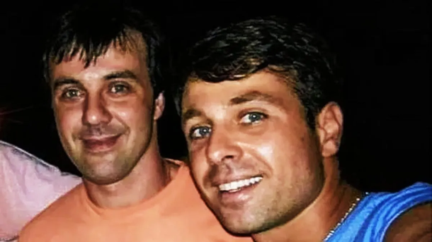 Pablo Grottini con su hermano Germán. Pablo Grottini con su hermano Germán.