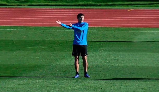 Caliente: la primera práctica de Boca en Madrid tuvo un cruce entre Gago y Pablo Pérez