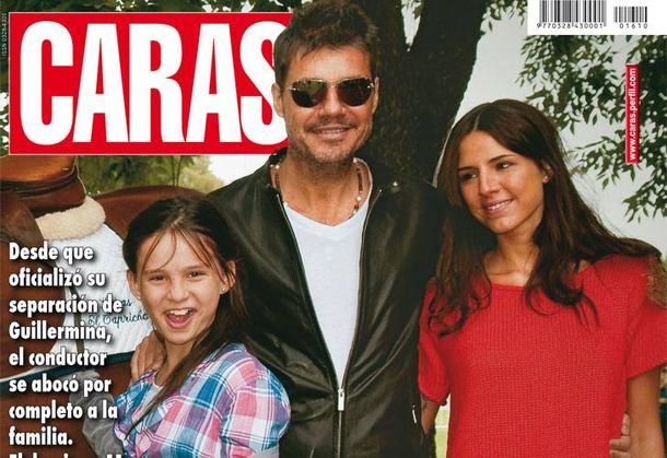 Marcelo Tinelli se aboca a su familia tras la separación de Guillermina Valdés