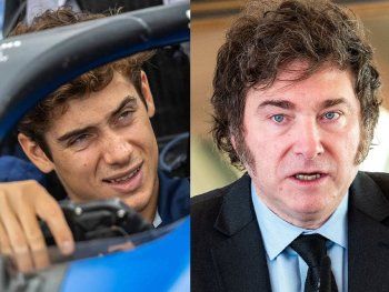 Franco Colapinto / Javier Milei.