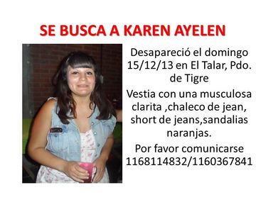 Apareció junto con su novio la joven buscada en Tigre