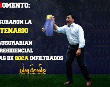Boca calienta el Superclásico con afiches contra River