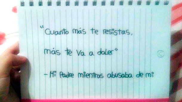 Una de las publicaciones de Micaela en Facebook