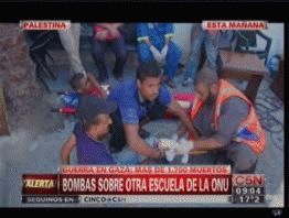 Bombardean una escuela de la ONU para refugiados: nueve palestinos muertos
