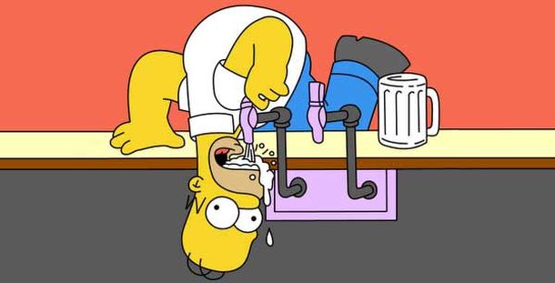 Homero-cerveza