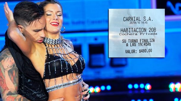 Éste es el ticket del hotel alojamiento que habrían compartido Fede Bal con Laurita