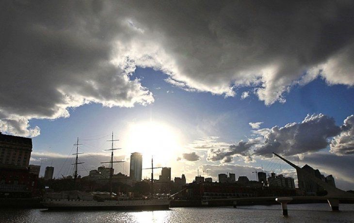 La semana corta termina con tiempo cálido y vientos fuertes en el AMBA