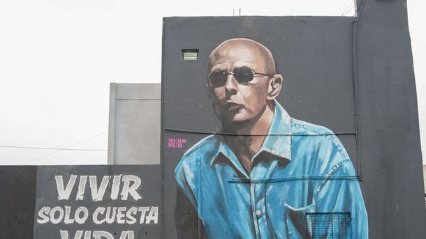 Villa Fiorito homenajeó al Indio Solari con un mural colectivo y un concierto a cielo abierto