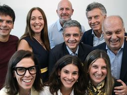 Mauricio Macri y sus candidatos en la Ciudad.