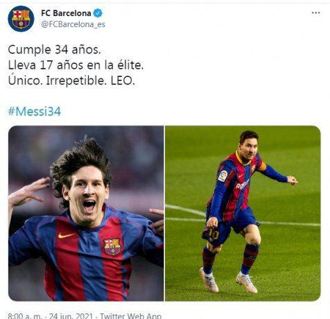 Lionel Messi cumple 34: sorpresa, velita e insólitos regalos