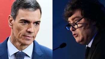 Pedro Sánchez y Javier Milei.