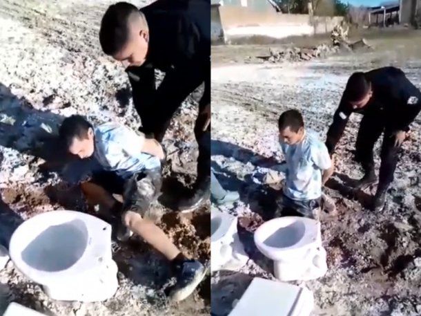 Increíble: fue a bailar, se encerró en los baños y se robó dos inodoros