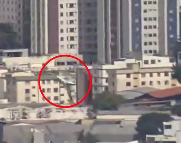Avioneta se estrelló contra un edificio en Belo Horizonte y murieron el piloto y copiloto
