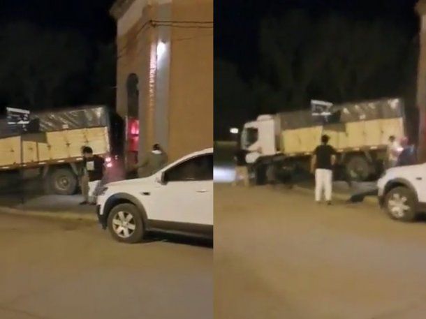 Se enojó por el precio del whisky en un boliche y casi provoca una masacre con su camión