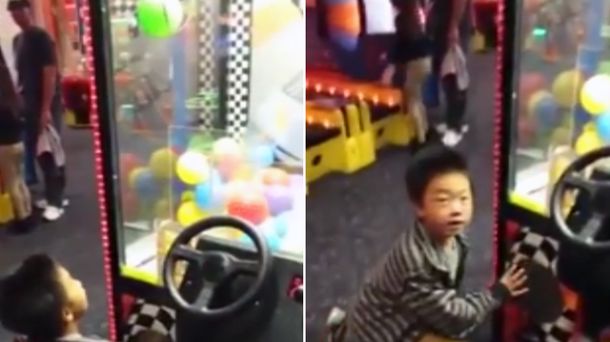 El nene que pasó de la alegría a la desilución en apenas unos segundos