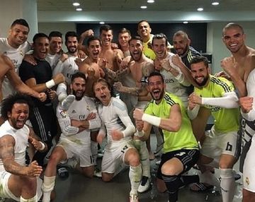 Así celebró el Real Madrid la victoria ante Barcelona