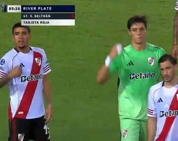 La reacción de Kendry Páez que sorprendió a todos en el caos de River ante Carabobo