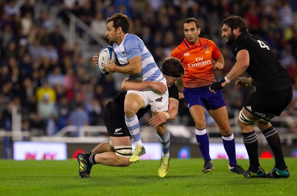 Los Pumas contra los All Blacks en el Rugby Championship - Crédito: Gaspafotos/UAR