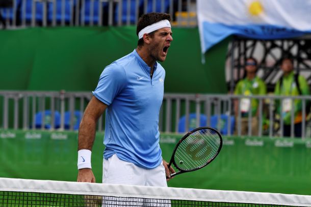 Enorme: Del Potro sacó adelante un duro partido y está en cuartos de final de los Juegos de Río