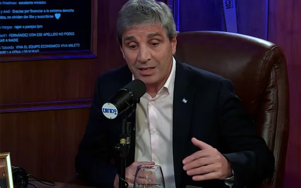 Ministro Luis Caputo.