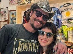 Daniel Osvaldo y Gianinna Maradona, juntos en Roma